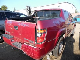 2006 HONDA RIDGELINE RT BURGUNDY 3.5L AT 4WD A18909